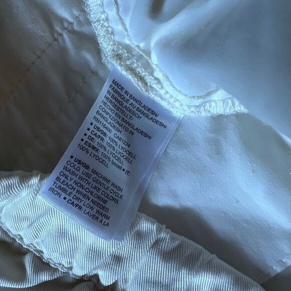 Anthropologie Daily/Ritual 100% lyocell joggers cream 6 - Picture 6 of 9